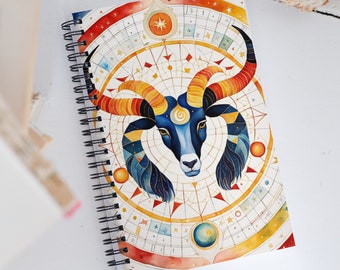Capricorn Inspiration: Spiral Notebook Journal for Ideas, Dreams and Daily Reflections