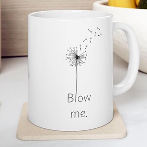 Funny blow me-mok, grappige koffiemok, grappige cadeaus, humor voor volwassenen, aanstootgevende mok, een wens doen, aanstootgevende mok, sarcastisch cadeau, mokken met gezegden,