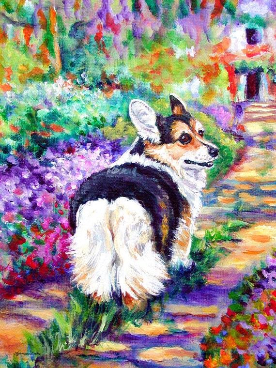 Pembroke Welsh Corgi Giclee Fine Art Print
