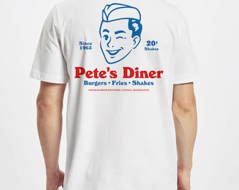 Camiseta gráfica retro de Pete's Diner