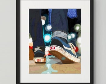 City Sneakers Fine Art Print