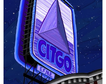 CITGO Boston Art Print