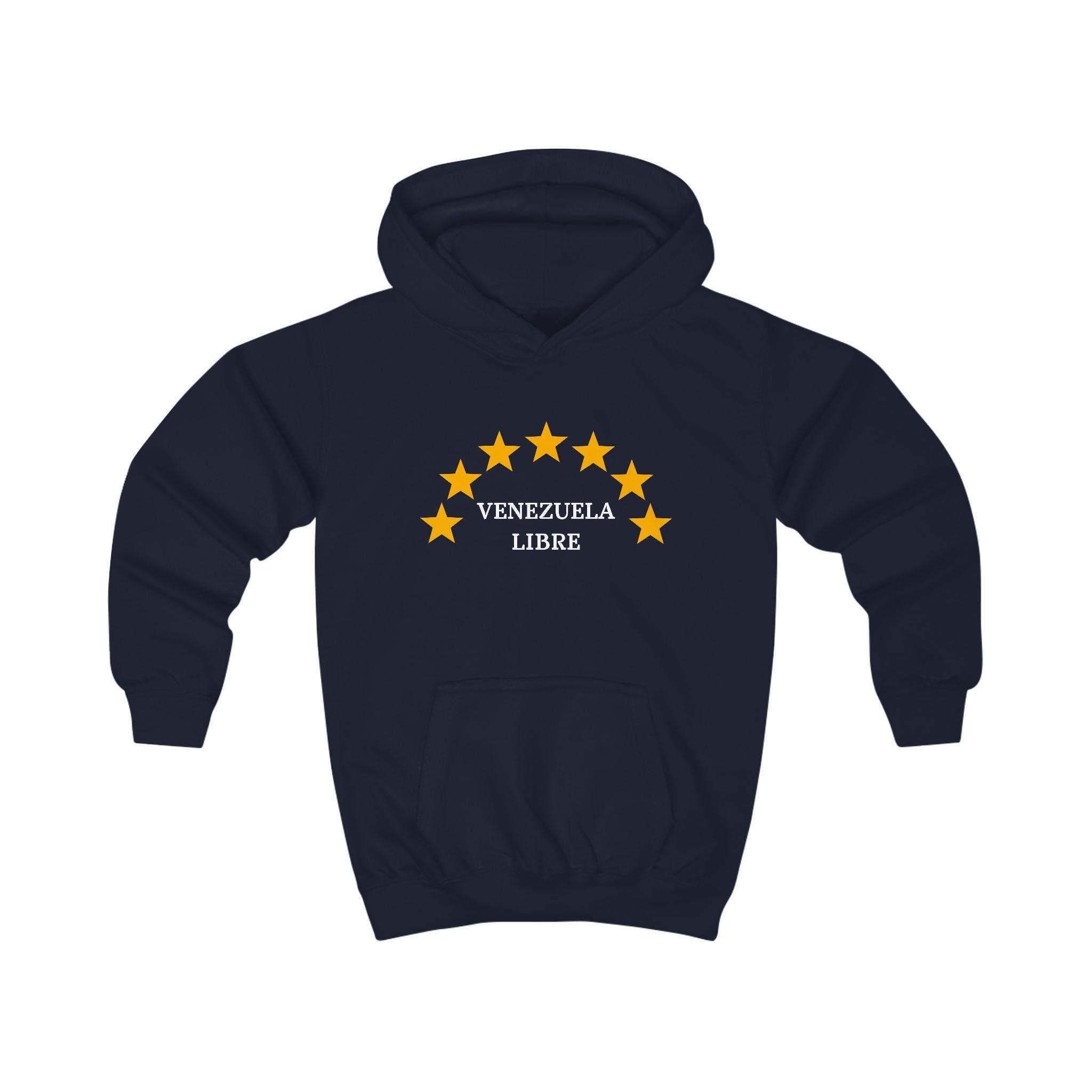 Venezuela libre Stars Kids Hoodie