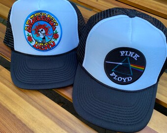 Rock band trucker hats Clearance