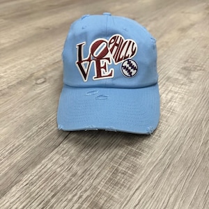 LOVE Philadelphia Baseball Hat Light Blue