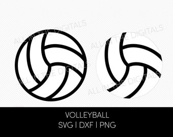 May include: Black and white line art illustration of a volleyball. The volleyball is a circle with a black outline and a pattern of intersecting lines inside.