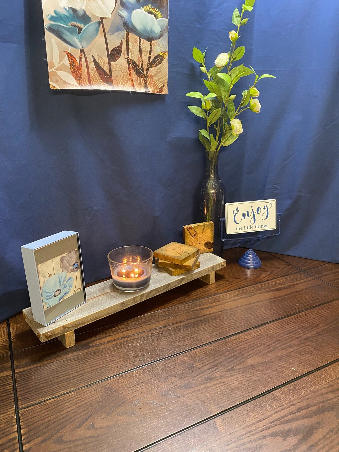 Rustic Wooden Farmhouse Riser Made From Reclaimed Barnwood, Reclaimed ...