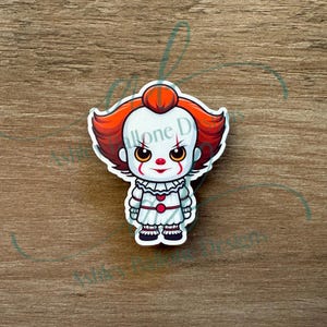 Adesivo da clown spaventoso // Adesivo in vinile impermeabile da 1&quot; 2&quot; 3&quot; pollici // Adesivo per laptop Tumbler