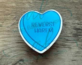 Candy Heart Holo-Sticker: Vinyl-Sticker für Laptop, Trinkglas oder Laptop