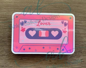 Lover Holographic Sticker: Vinyl Sticker for Laptop, Tumbler