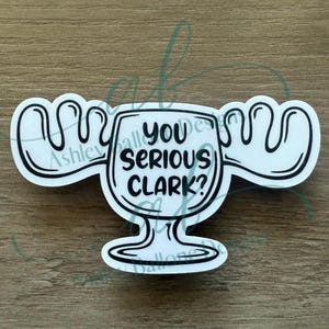 Moose Goblet Sticker || 1&quot; 2&quot; Inch Waterproof Vinyl Decal Sticker || Tumbler Laptop Sticker