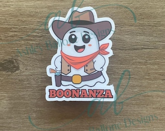 Sticker fantôme Boonanza : autocollant en vinyle pour ordinateur portable, gobelet