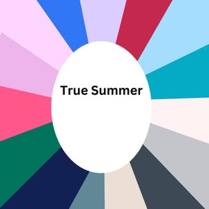 Color analysis frame -True Summer