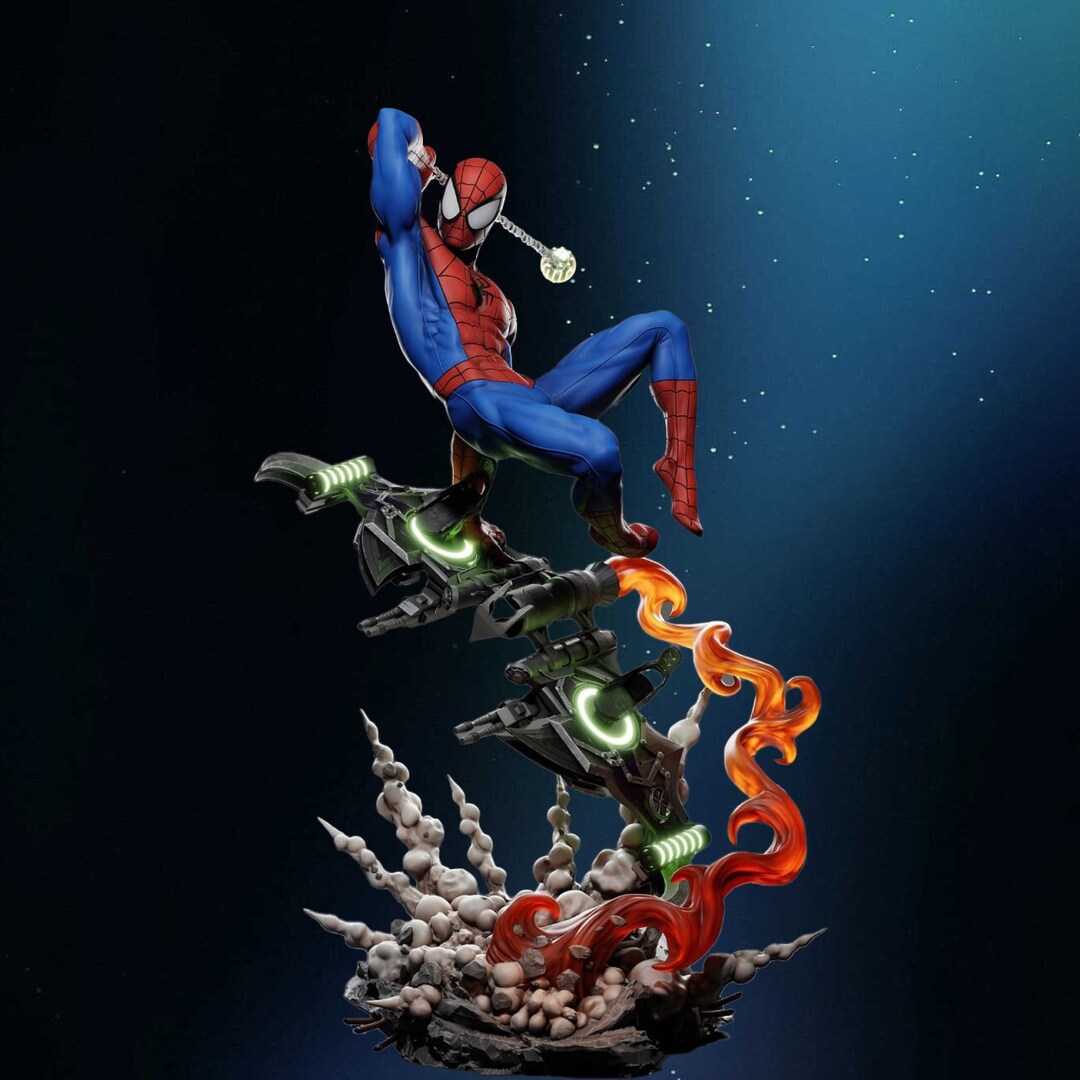 3D Spiderman Stl Model 3D Stl Digital Download Art Diy Gift - Etsy