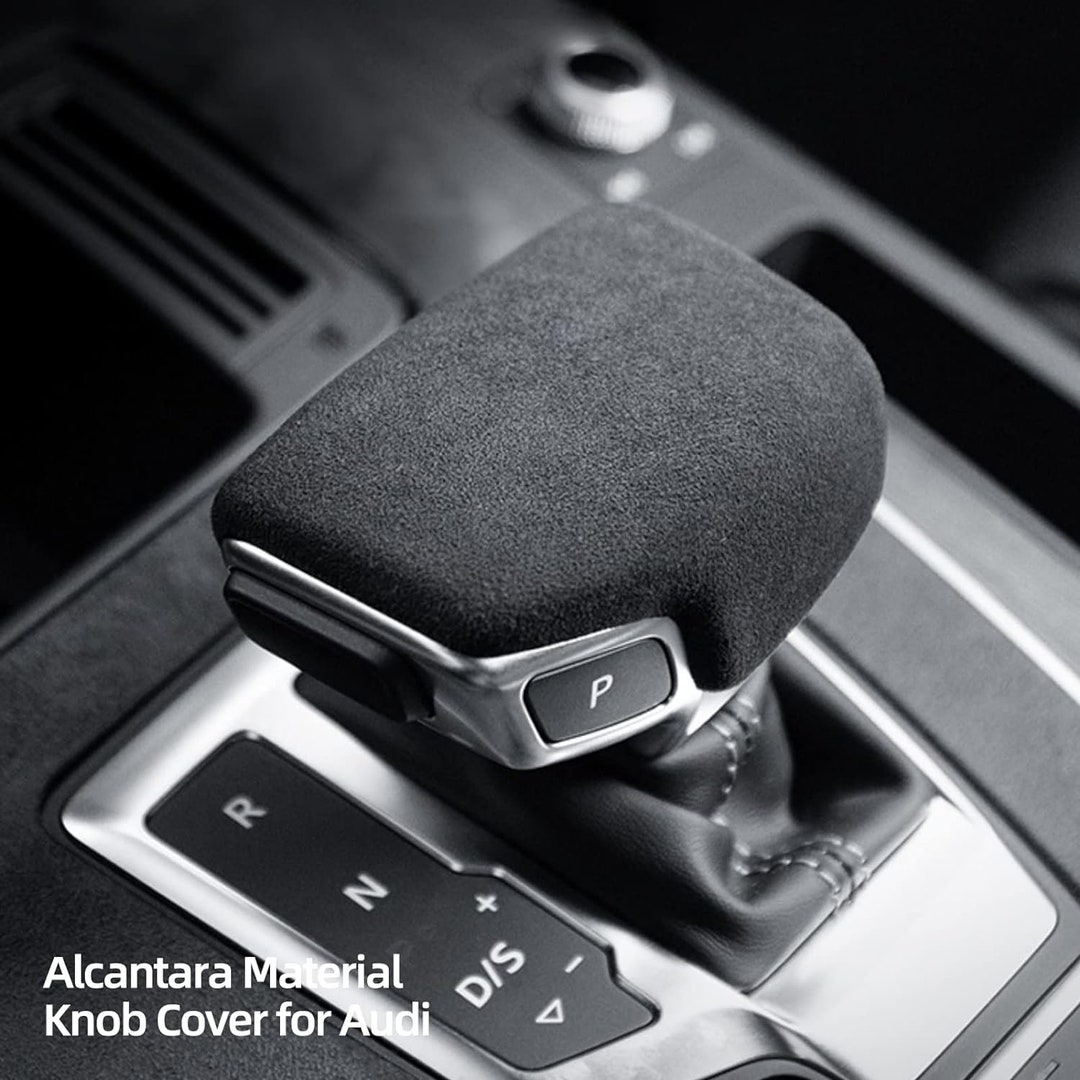 Audi Shift Nob Alcantara Material Trim for Audi A4 B9 A5 Q5 Q5L S4