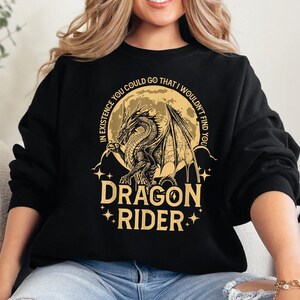 Dragon Rider Sweatshirt, Violet Basgiath War College Hoodie, Fantasy Book Lover Gift,  Fourth Wing Inspired Apparel, Cozy Reading Sweatshirt