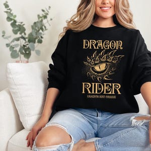 Dragon Rider Sweatshirt - Basgiath War College Crewneck - Fourth Wing Fantasy Book Merch - Cozy Gift for Readers & Book Lovers, Bookish War