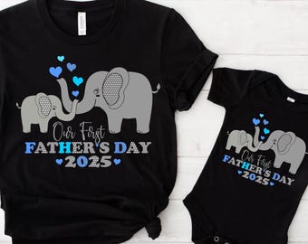 Our First Fathers Day 2026 Shirt, Dad and Son Matching Outfits, Fathers Day Gifts, New Dad Tshirt, Father T-shirt and Baby Bodysuit