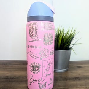 32oz **DUPE** Owala Style Engraved Water Bottle | DupeTumbler | Custom Engrave | Personalized Water Bottle | Personalized Christmas Gifts