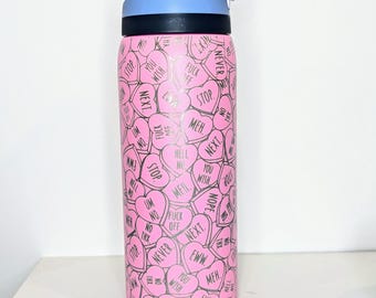 ANTI-VALENTINES DAY Engraved Tumbler | Owala Tumbler | Custom Engrave | Owala Dupe | Gifts for Her | Galentines Day | Personalized Tumbler