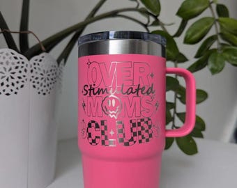 20 Unzen Yeti mit Griff - Geschenk für Männer | Gravur Yeti | Personalisierte Yeti | Geschenk für Sie | Ruhestand Geschenke