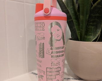 85 cl Owala FreeSip Sway graverad vattenflaska | Tumbler | Anpassad | Personlig flaska | Personliga julklappar | Presenter till henne