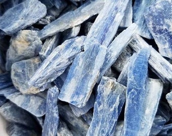 BLUE KYANITE Blades | Natural Rough | 4oz Bag