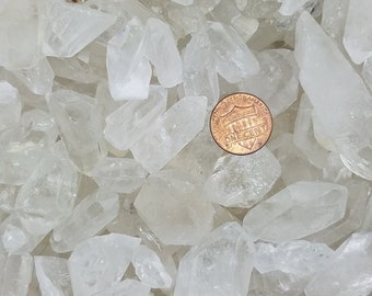 Manifest Your Intentions with Clear Quartz Points - 4oz Bag