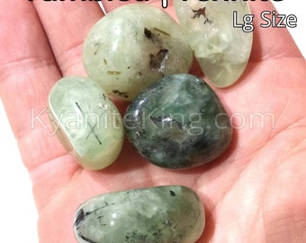 Prehnite Tumbled Gemstone | 5 pc set