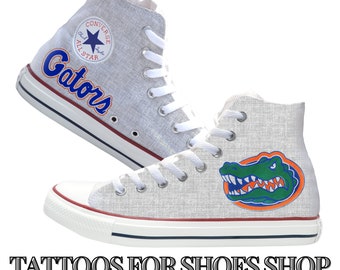 UF Converse High Top Shoes University of Florida College Gator