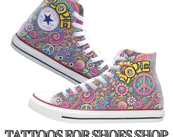 Groovy Soles Series 003 Converse High Top Shoes