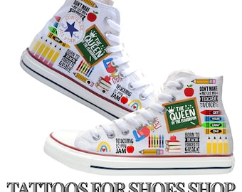Teacher Converse High Top Shoes