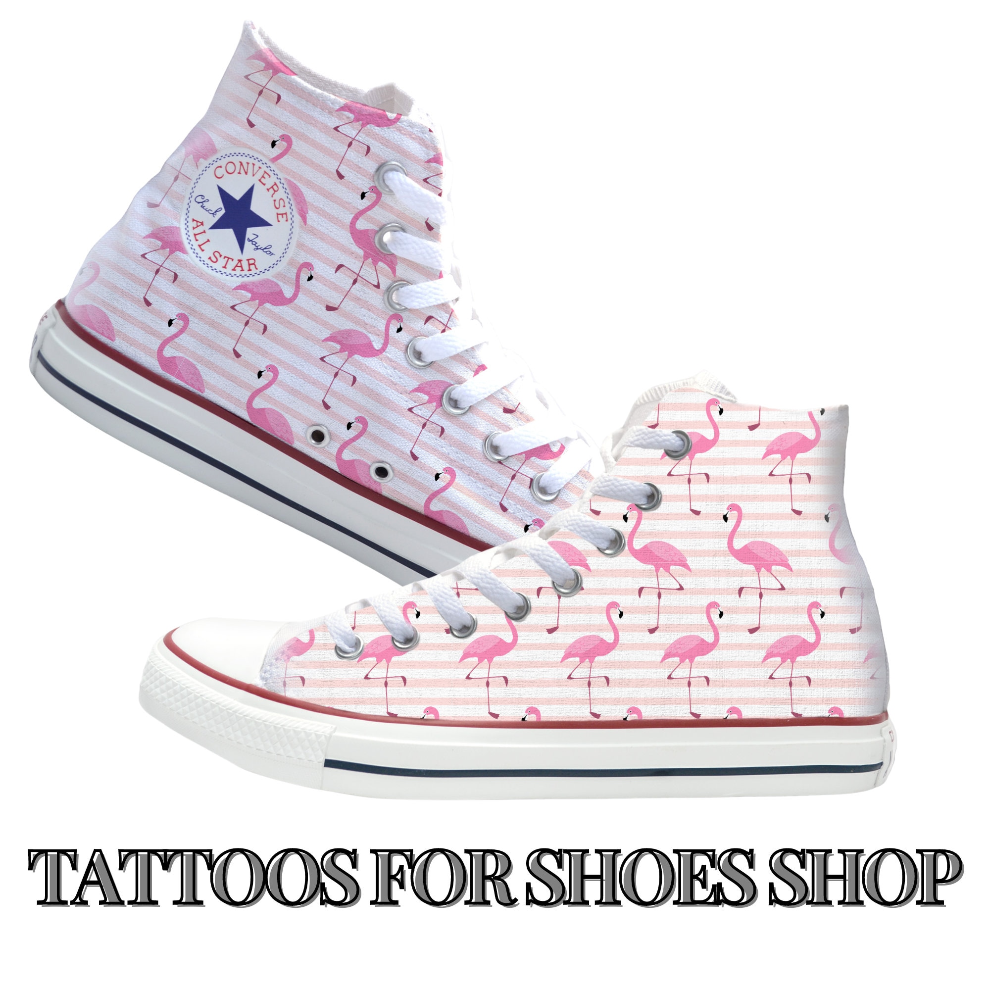 Flamingo converse sneakers on sale