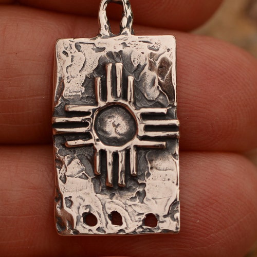 Sterling Silver Zia Cross Pendant or Connector Catd799 ONE Etsy