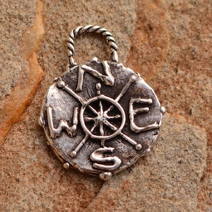 Find Your True North Compass in Sterling Silver, CatD-960