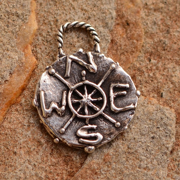 Find Your True North Compass in Sterling Silver, SS-960