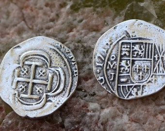 REPLICA PIECES OF EIGHT PIRATES TREASURE REALES SPANISH ARMADA COIN ***ONE COIN PER ORDER*** by Denix REPLICA PIECES OF EIGHT PIRATES TREASURE REALES SPANISH ARMADA COIN ***ONE COIN PER ORDER*** by Denix