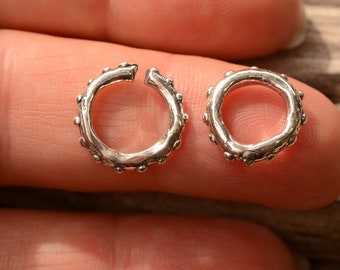 Dotted Chain Links, Open and Closed Link, Sterling Silver SS-1061