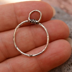 Charm Holder in Sterling Silver, SS-857