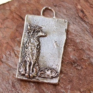 Artisan Fox Pendant in Sterling Siver, CatD-865