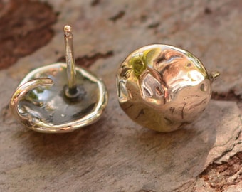 Earring Post Tops in Sterling Silver, Pair, EP-586