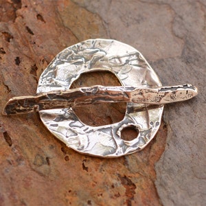 Round Toggle Clasp in Sterling Silver,  SS-150