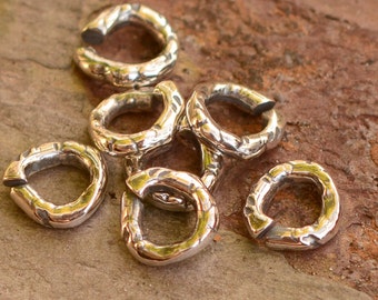 Smallest Open Jump Rings in Sterling Silver, JR-626 (Set of 5)