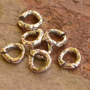 Smallest Open Jump Rings in Sterling Silver, JR-626 (Set of 5)