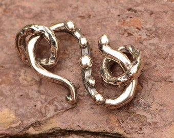 Sterling Silver S Hook Clasp or Connector Link, SH1 with JR331/2