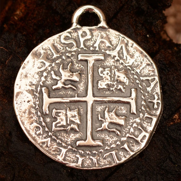 Spanish 8 Reale Reproduction in Sterling Silver CatD-314