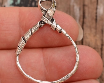 Charm Holder Pendant, Sterling Silver, CatD-934 (ONE)