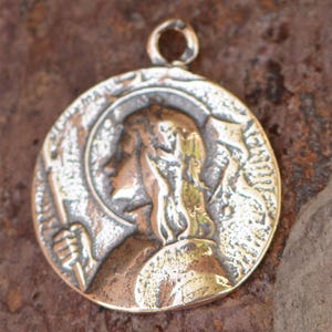 Saint Joan of Arc Sterling Silver Vintage Reproduction, R-466