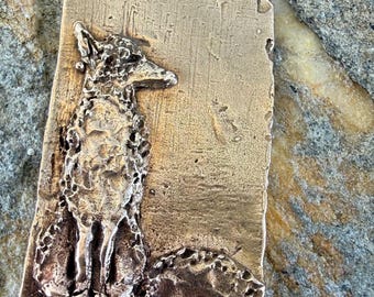 Artisan Fox Pendant in Brass, 865-BR