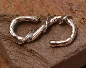 Sterling Silver S Hook Clasp, SS-432